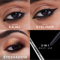 Nykaa Cosmetics Eyem Smokey Intense Gel Kajal With Free Sharpener & Smudger- Black