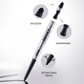 Nykaa Cosmetics Eyem Smokey Intense Gel Kajal With Free Sharpener & Smudger- Black