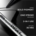Nykaa Cosmetics Eyem Smokey Intense Gel Kajal With Free Sharpener & Smudger- Black