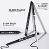 Nykaa Cosmetics Eyem Smokey Intense Gel Kajal With Free Sharpener & Smudger- Black