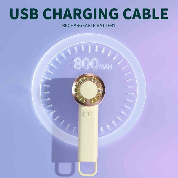 Handheld Electric Fan Light Control