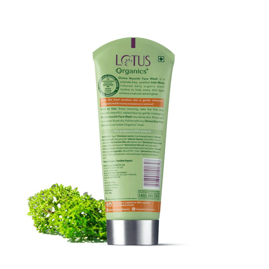 Lotus Organic Divine Nourish Face Wash 100gm