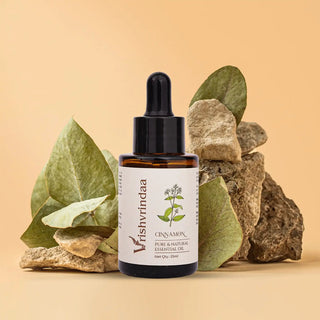 Vrishvrindaa Cinnamon Oil - Clears Skin & Refreshes Mind 25ml