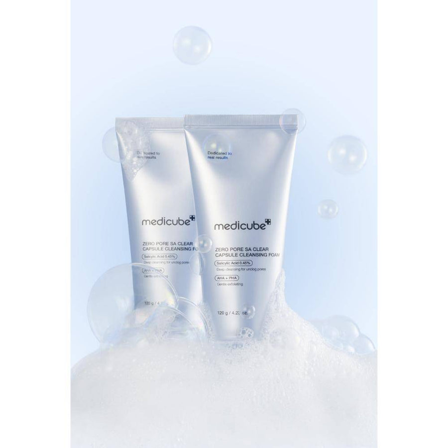 Medicube Zero Pore SA Clear Capsule Cleansing Foam (120g)