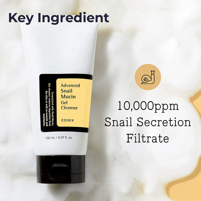 Cosrx Advanced Snail Mucin Gel Cleanser -150ml