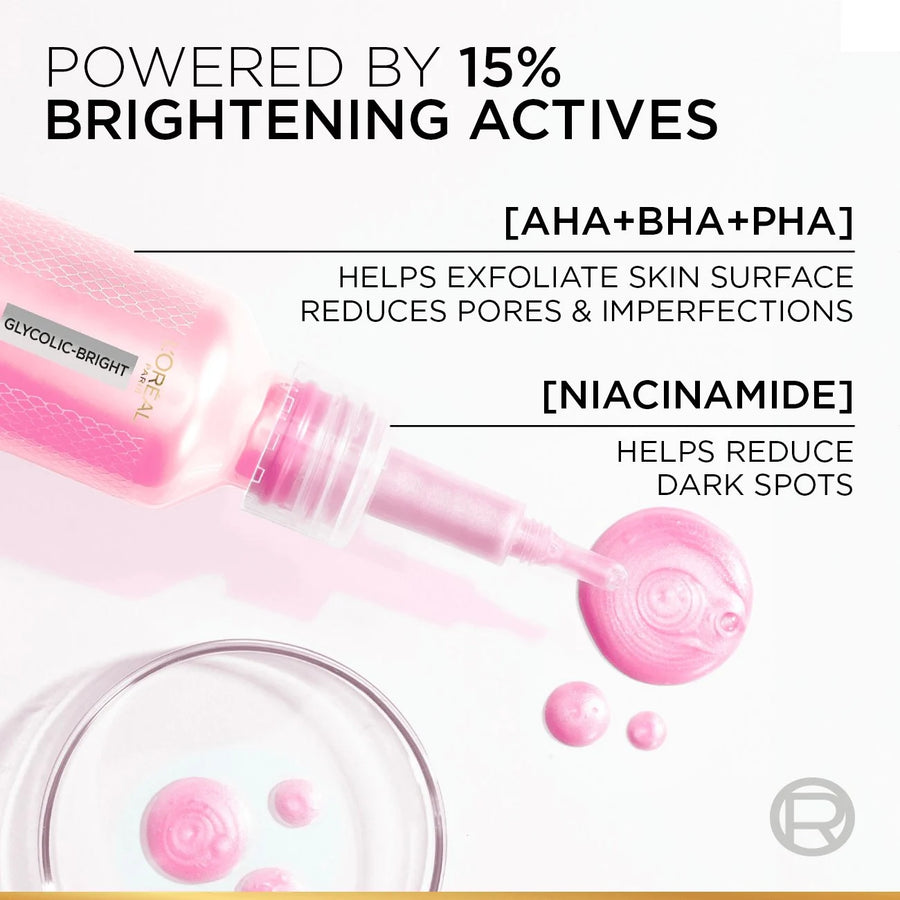 L’Oréal Paris Glycolic-Bright Anti Dark Spot Exfoliant Peel