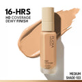 Flicka High Coverage HD Liquid Foundation With Spf 30Ml
