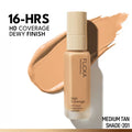 Flicka High Coverage HD Liquid Foundation With Spf 30Ml