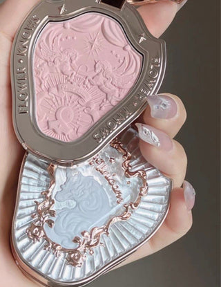 Flower Knows Unicorn Embossed Blush (Snowy Pearl 01