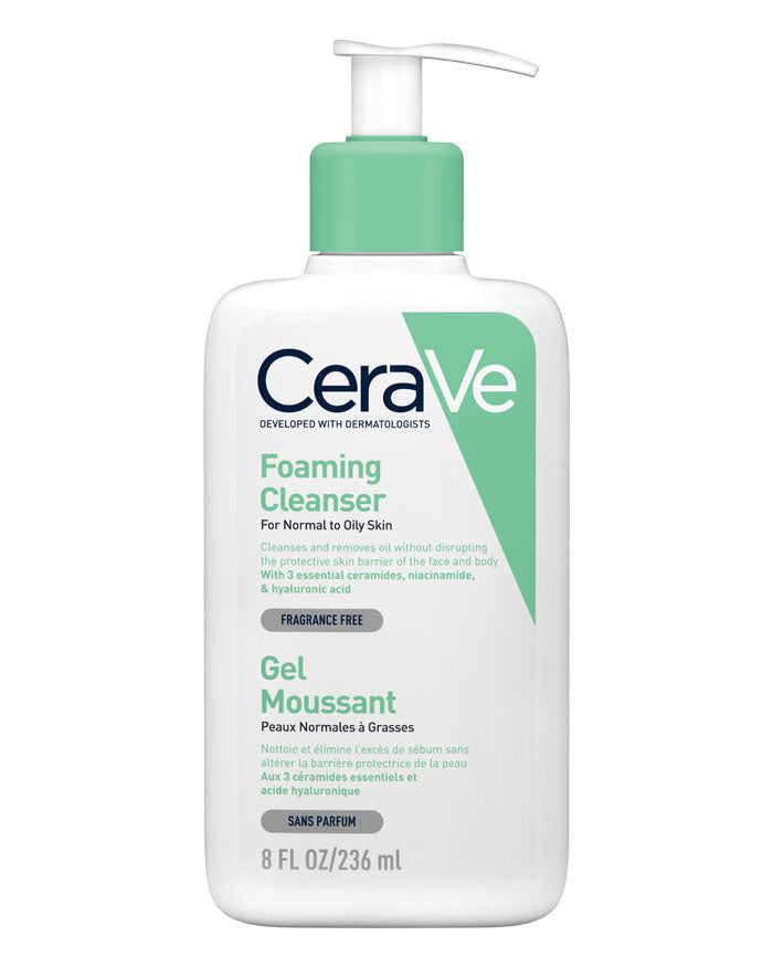 Cerave Foaming Oil Free Cleanser For Normal to Oily Skin