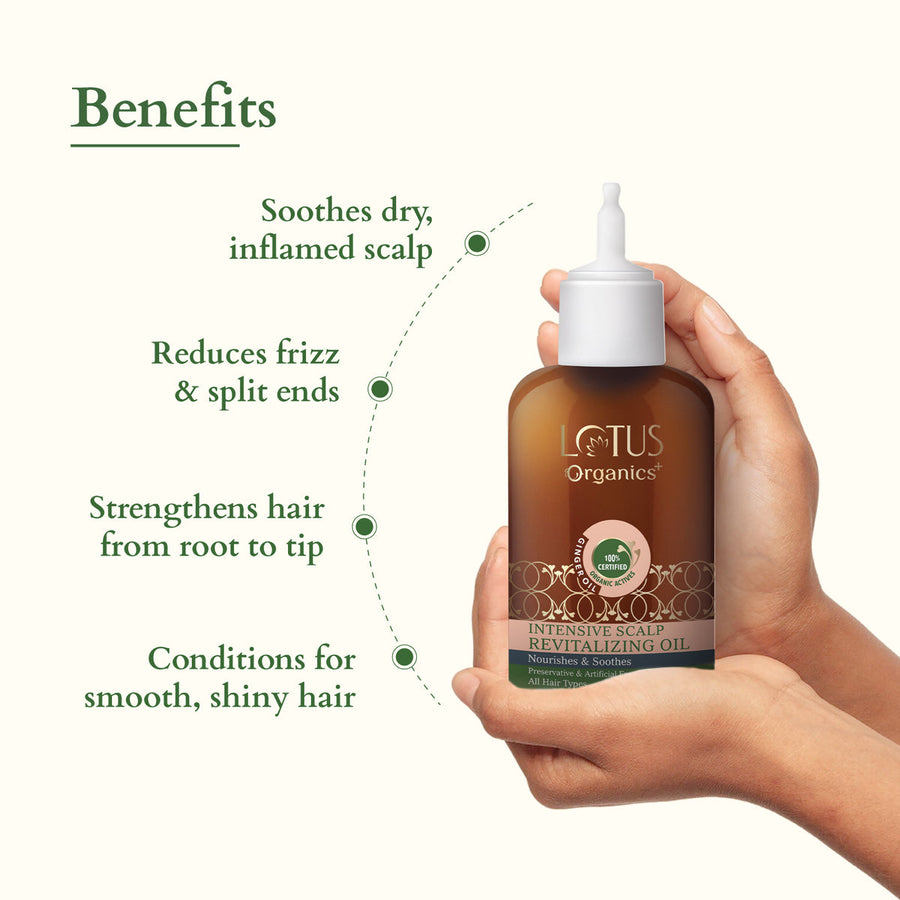 Lotus Organics+ Intensive Scalp Revitalizing Oil 100ml