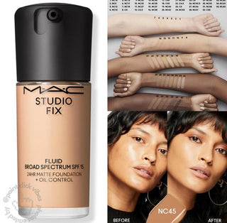 Mac Studio Fix Fluid foundation Spf 15 Broad Spectrum Spf 15 30ml