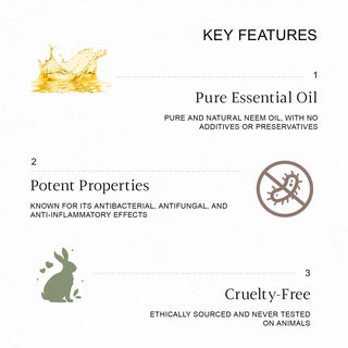 Vrishvrindaa Neem Oil - Fights Acne & Controls Dandruff 25ml