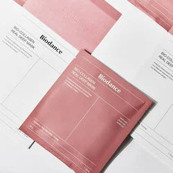 Biodance Bio-Collagen Real Deep Sheet Mask, Hydrating Overnight Mask Single pack of 4