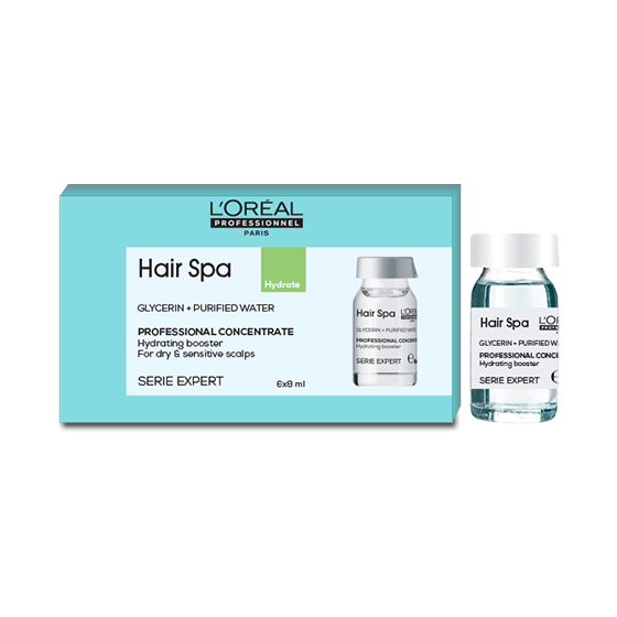 Loréal Professionnel Hair Spa Hydrating Concentrate 6*8 ml