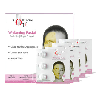 O3+ Whitening Facial Kit Pack of 4 for Dull Skin