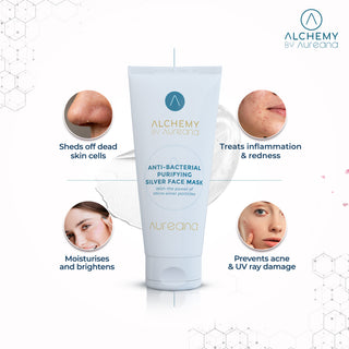 Alchemy By Aureana Antibacterial Purifying Silver Face Mask