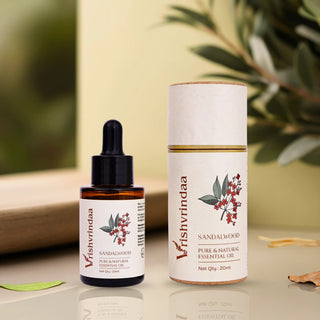 Vrishvrindaa Sandalwood Oil – Refreshes & Brightens Skin 20ml