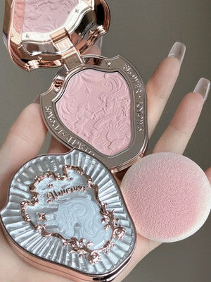 Flower Knows Unicorn Embossed Blush (Snowy Pearl 01