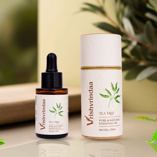 Vrishvrindaa Tea Tree Oil – Clears Pimples & Clarifies Skin 25ml