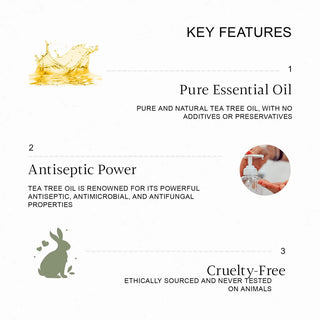 Vrishvrindaa Tea Tree Oil – Clears Pimples & Clarifies Skin 25ml