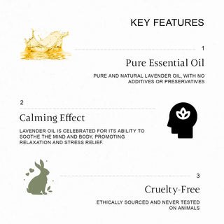 Vrishvrindaa Lavender Oil - Relieves Stress & Hydrates Skin 25ml