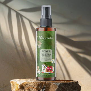 Vrishvrindaa Toner with Manjistha Extract - Tightens Pores & Brightens Skin