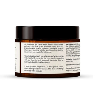 Vrishvrindaa Under Eye Gel Creme – Reduces Dark Circles & Puffiness