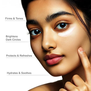 Vrishvrindaa Under Eye Gel Creme – Reduces Dark Circles & Puffiness