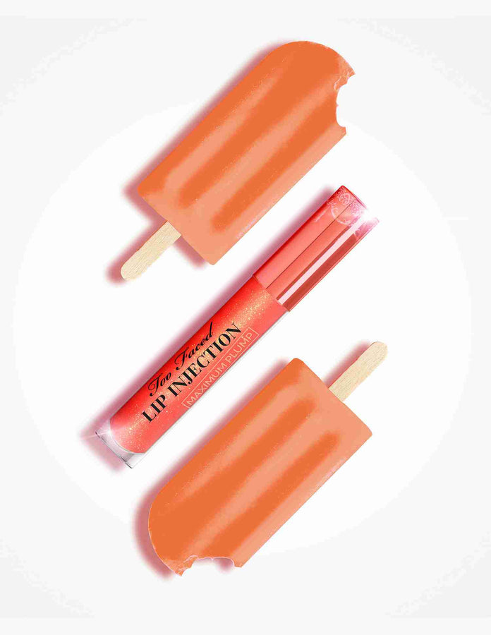 TOO FACED Lip Injection Maximum Plump Lip Plumper Gloss Creamsicle Tickle