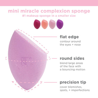 Real Technique Miracle Mini Complexion Sponge, 4 Count