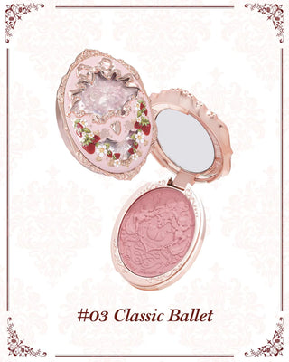 Flower Knows Strawberry Rococo Embossed Blush